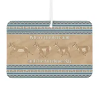 Southwest Pronghorn Antelope Herd Personalized Air Freshener