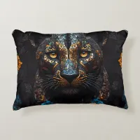 Mosaic Leopard Majesty Accent Pillow