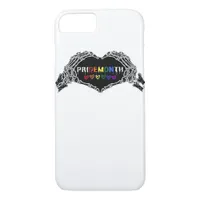 Month Skeleton Heart Hands LGBTQIA Creative Style iPhone 8/7 Case