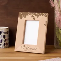 Rustic Welcome to Our Family Housewarming Gift Engraved Frames