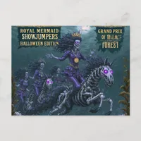 Royal Mermaid Showjumpers Halloween Edition Postcard