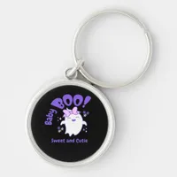 Baby Boo Sweet Toddler Halloween Design Keychain