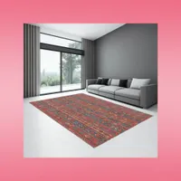 Busy Pattern Colorful Indoor | Rug