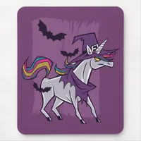 Unicorn Witch Mouse Pad