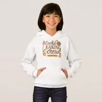 Cookie Baking Crew Script Utensils Christmas Hoodie