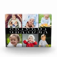 "Grandma" Grandchildren Names 6 Photo Collage