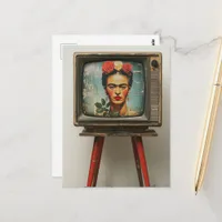 The Artist on a TV Grunge Postcard