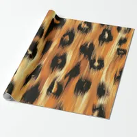 Leopard Spot Animal Print Pattern Wrapping Paper