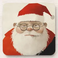 Tired Santa Beverage Coaster