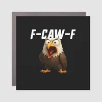 F-Caw-F Funny F-Caw-F Gear Retro Classic Car Magnet