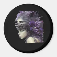 Whimsigoth Funny Design For Halloween Magnet