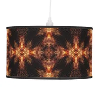 Metallic Earth Fire Lamp shade