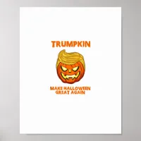 Trumpkin Usa Make Halloween Great Again Funn Poster