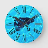 Beautiful Trending Binoculars Sports Enthusiast Round Clock