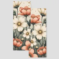 Charming Flowers Fantasy Illustration Two-sided Bookmarks