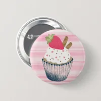 Pink Cupcake Pin – Cute Party Favor or Gift for Ba