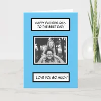 Happy Father's Day, Family Photo  Card