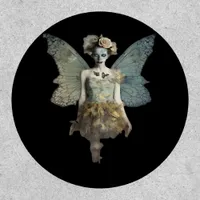 Whimsigoth Zombie Fairy Old Timey Gothic Moody Art Patch
