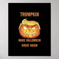Sweatshirt, Trumpkin, Halloween Classic Poster