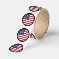 Proudly Made in America Classic Round Sticker