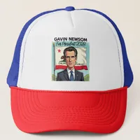 Gavin Newsom for President 2028 Trucker Hat