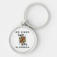 No Kings In America We The People Political Creati Keychain