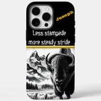 Buffalo in Scenic Mountain Landscape iPhone 16 Pro Max Case