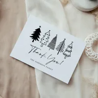 Christmas  thank you card