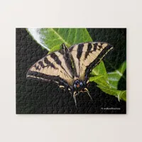 Swallowtail Butterfly on the Laurel Bush Jigsaw Puzzle