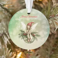 Cute Christmas Fairy on an Ornament