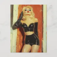 Sexy Retro Blond Woman Postcard