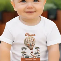 Safari Wild Hot Air Balloon Birthday  Toddler T-shirt