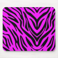 Pink Zebra Mouse Pad