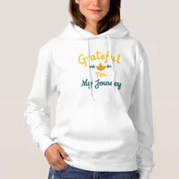 Grateful for My Journey Customizable Hoodie