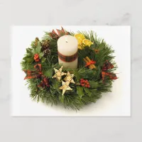 Advent Wreath Postcard