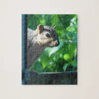 Peek a Boo Funny Squirrel Jigsaw Puzzle