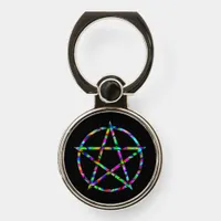Pentacle in Multi Color Phone Ring Stand
