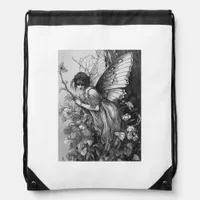 Fairy Grunge Goblincore Cottagecore Fairycore Whim Drawstring Bag