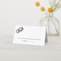 Plain simple  place card