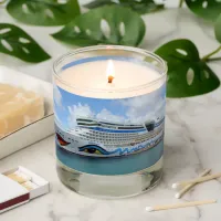 AIDAluna cruise ship anchered off Grenada island Scented Candle