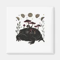 Academia Moon Witchy Goblincore Aesthetic Frog Cla Magnet