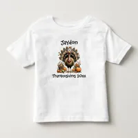 Quirky Turkey Thanksgiving 20xx Toddler T-shirt