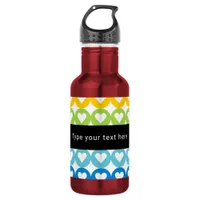 Rainbow Colors  | Cute Back to School Stainless Steel Water Bottle
