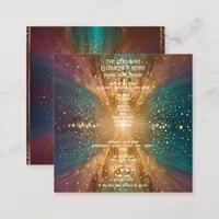 "Under the Stars: A Celebration of Love" Enclosure Card