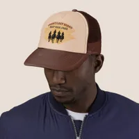 Last Rodeo Best Man Custom Name Cowboy Sunset Trucker Hat