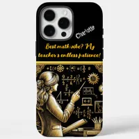 A Woman Explains Complex Equations in a Classroom iPhone 16 Pro Max Case