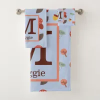 Personalized Fall Bath Towel Set