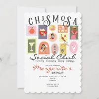 Chismosa Social Club Gossip & Birthday Girls Night Invitation