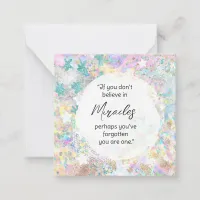 *~  Kindness Miracles Pastel Stars AP62  Note Card