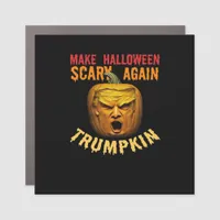 Trumpkin Make Halloween Scary Again – Funny Donald Car Magnet